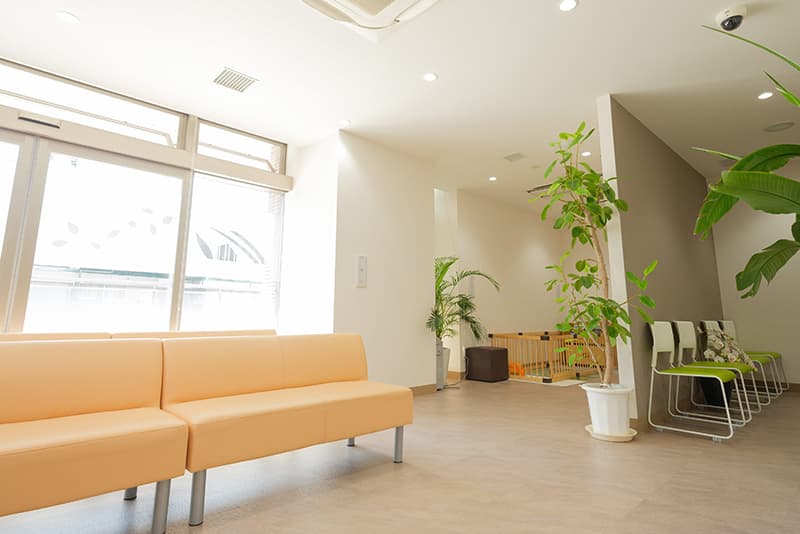 高崎タワークリニック 眼科・泌尿器科の待合室写真