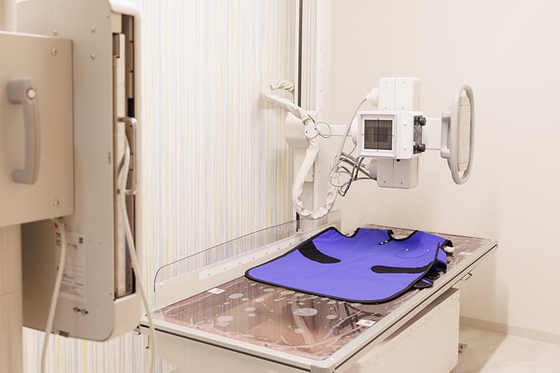 レントゲン検査機器の写真