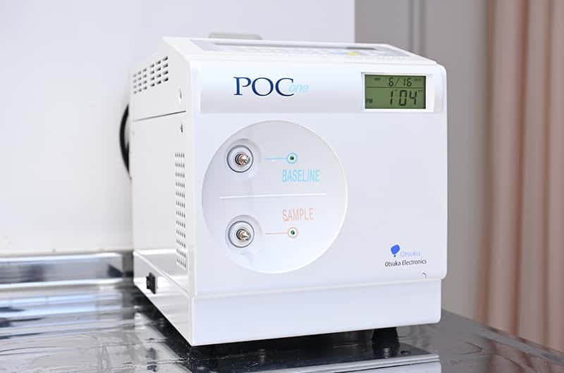 ピロリ菌除去治療の効果判定機器「POCone」の写真
