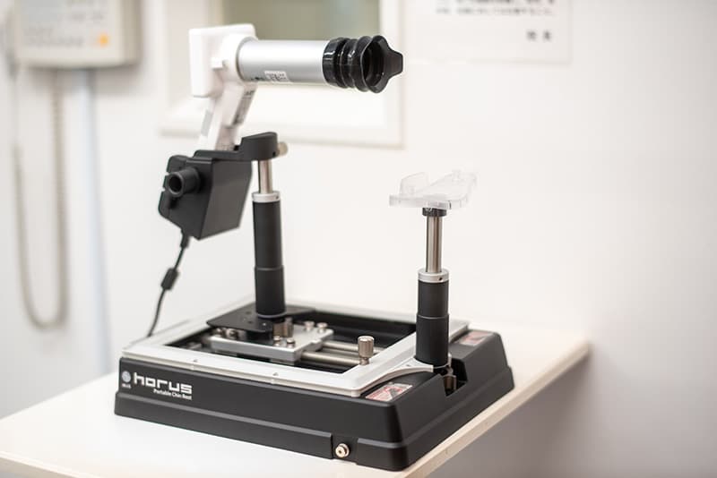 たしろ代謝内科クリニックのAI判定機能搭載の眼底カメラの写真