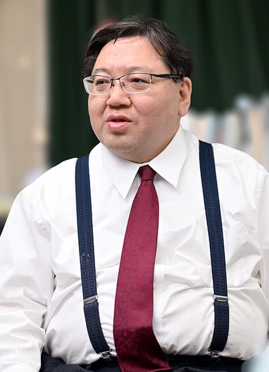 儘田先生の写真