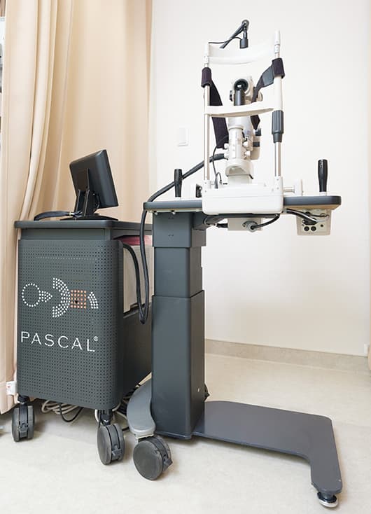 レーザー光凝固装置の写真