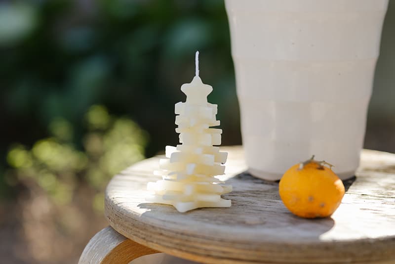 ツリーキャンドルの写真